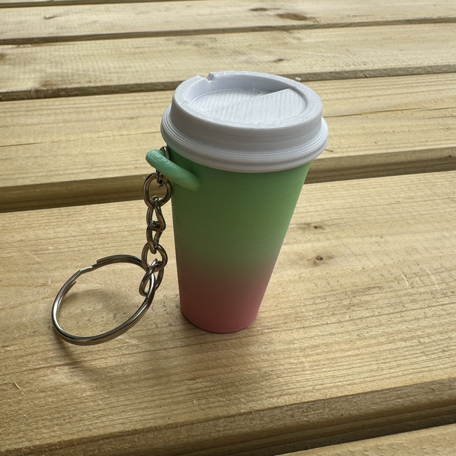 Coffee Cup Keychain