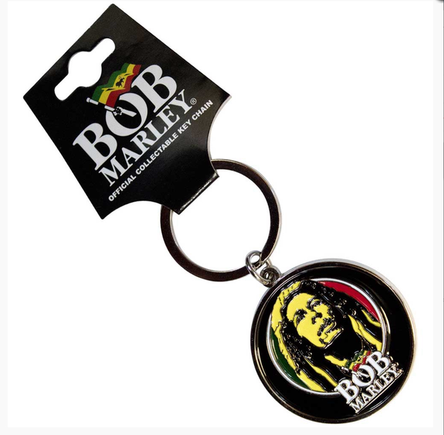 BOB MARLEY KEYCHAIN: LOGO FACE