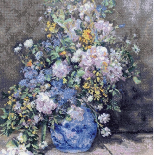 RIOLIS Renoir - Spring Bouquet Counted Cross Stitch Kit