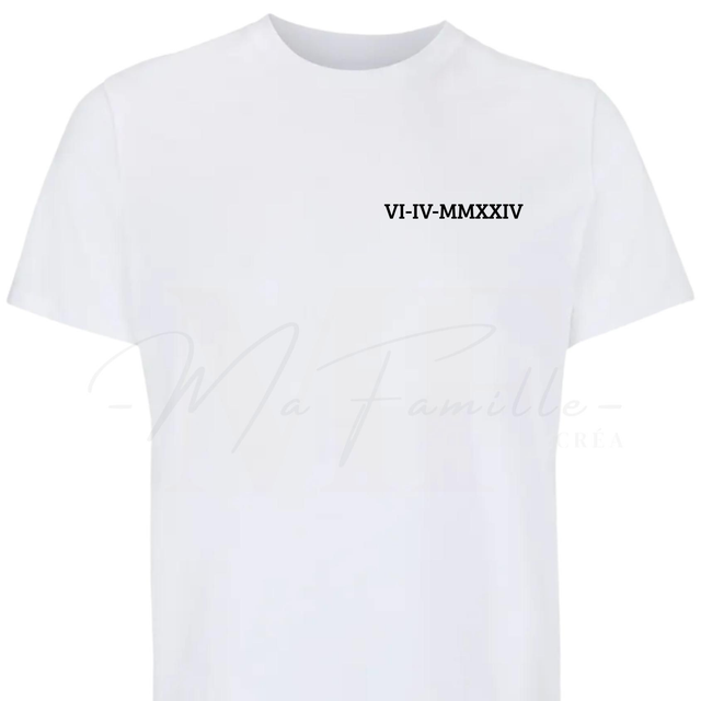 T-shirt MIXTE brodé - DATE