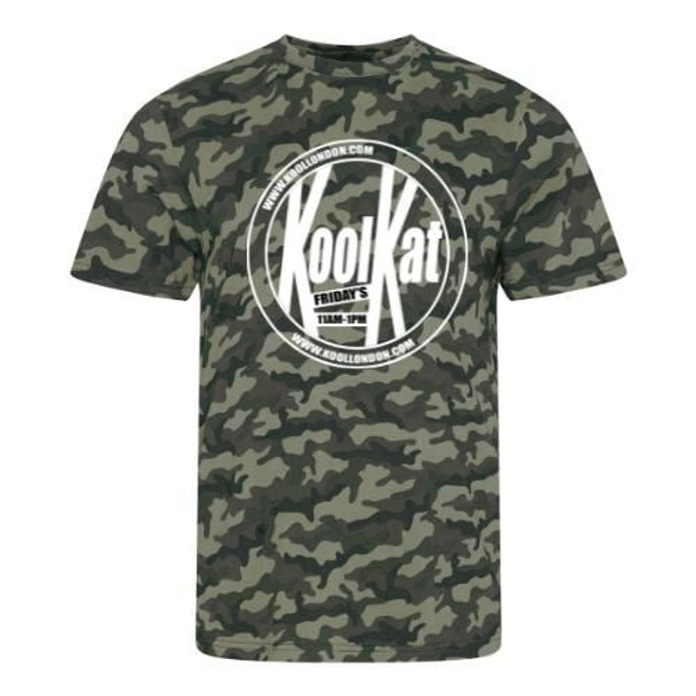 KOOL KAT FRIDAYS CAMO T SHIRT