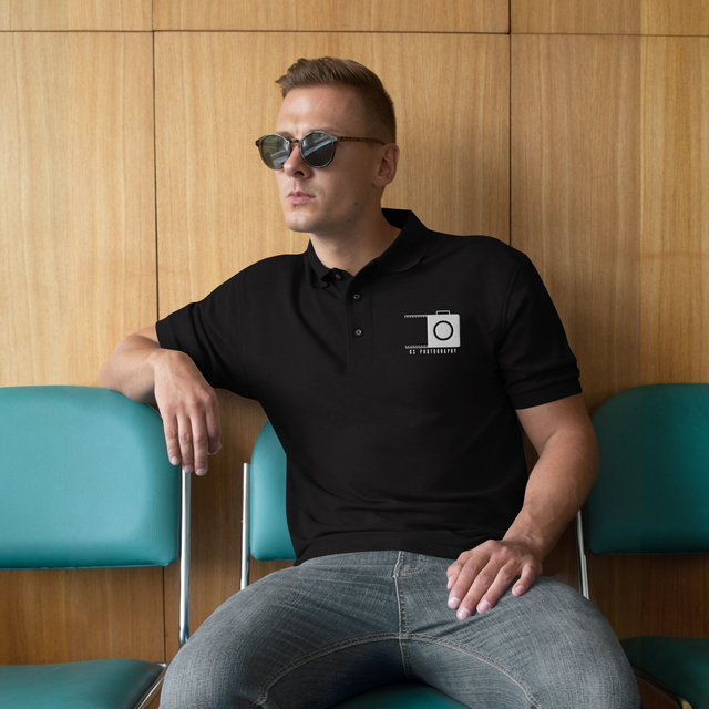  Polo premium da uomo con logo 