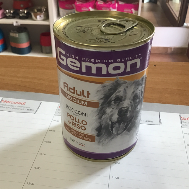 GEMON ADULT MEDIUM BOCCONI POLLO E RISO 400Gr 8009470387873