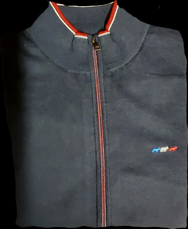 Cardigan zip MISE AU GREEN 