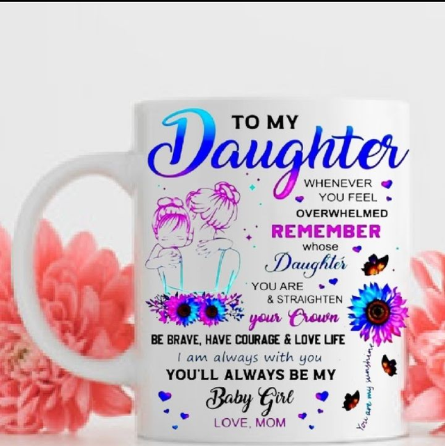 stunning mug for a daughter