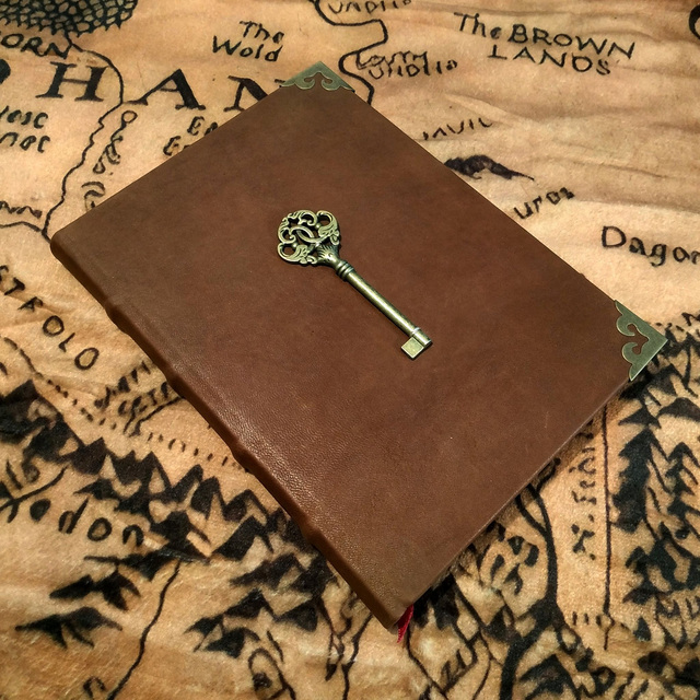 Grimoire cuir "Clef"