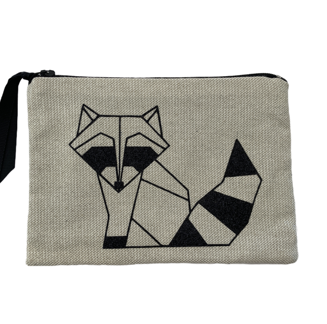 Petite Pochette Origami Raton Laveur