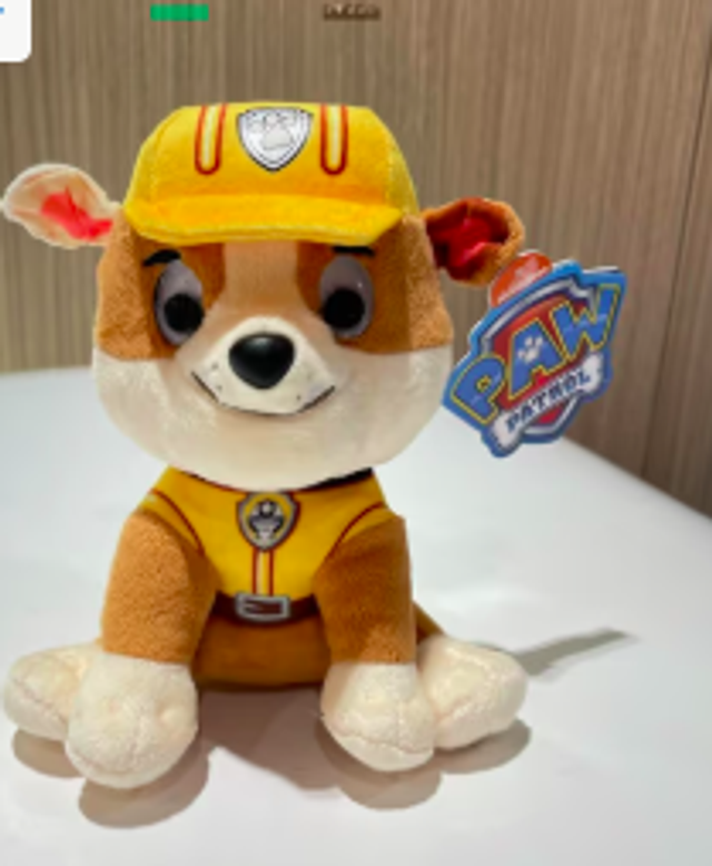 Paw Patrol knuffel Rubble (15cm)