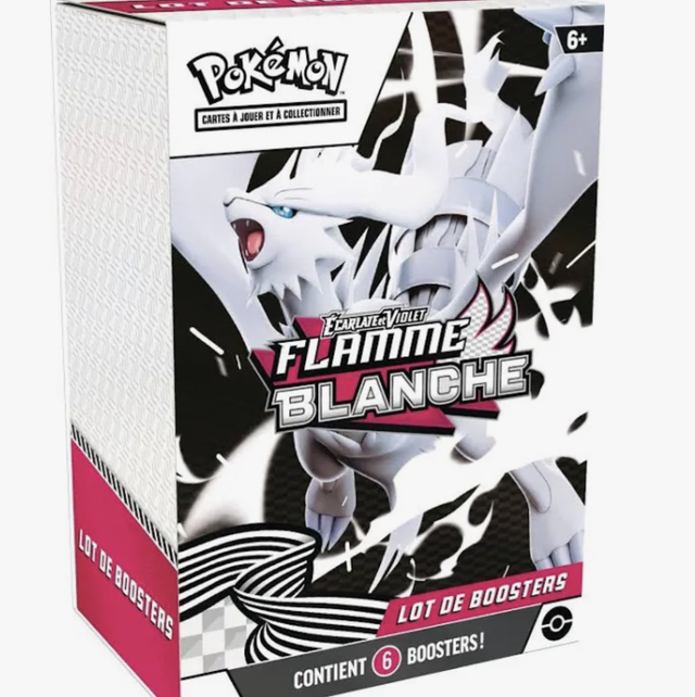 Bundle 6 boosters Flamme Blanche Pokémon