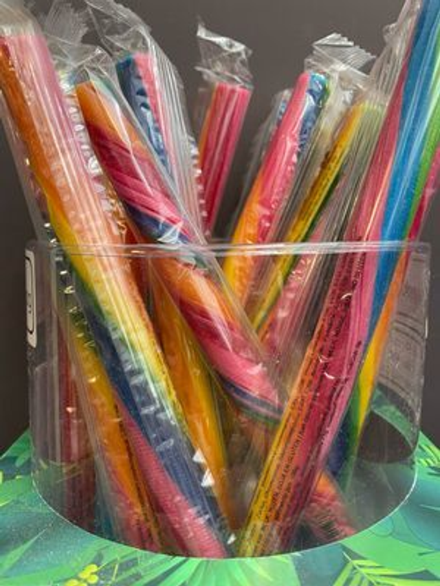 Regenbookstok 23cm (fruitsmaak)