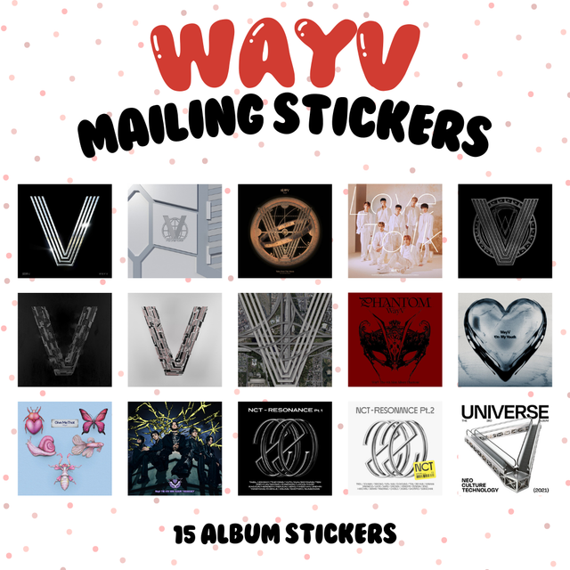 WayV Album Mailing Sticker Set