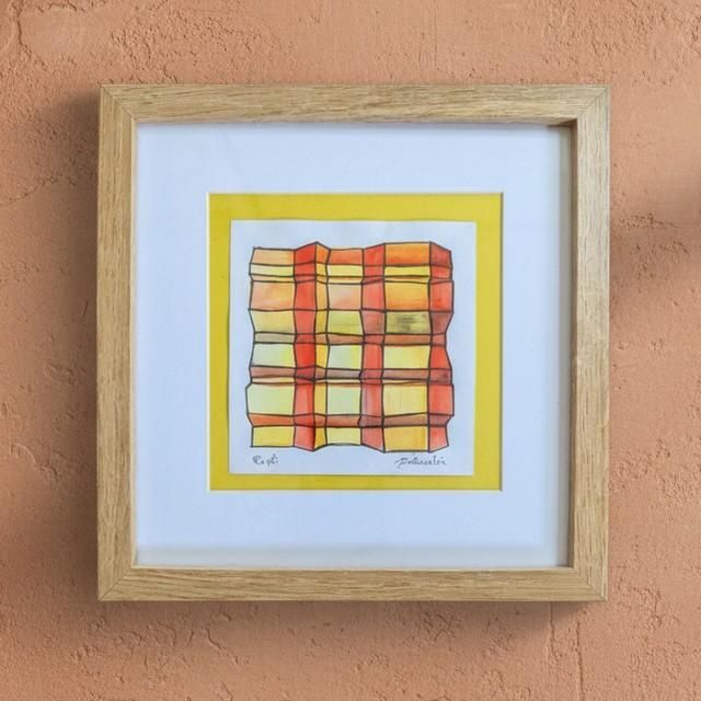 Encre et aquarelle - Madras - Repli