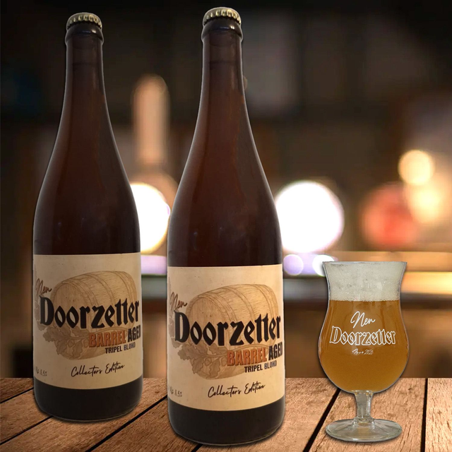 Oud en Nieuwjaar presentje - Nen doorzetter Barrel Aged Tripel Blond