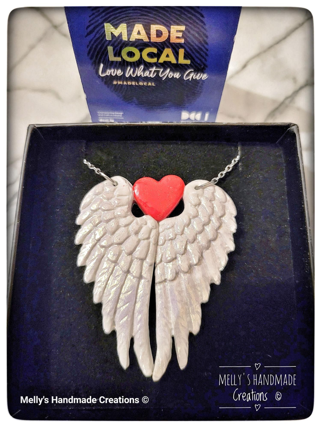 Heart &amp; Wings Pendant 