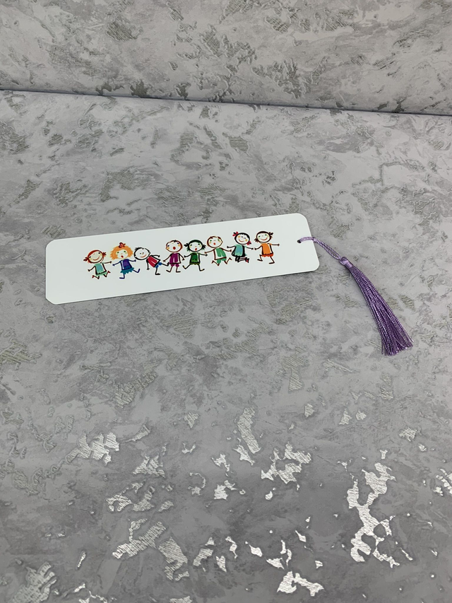 Children metal bookmark  