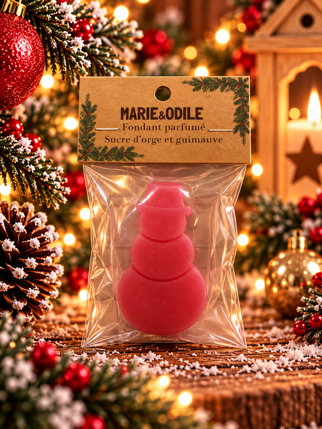 Fondant parfumé Sucre d'orge et guimauve - 14 grammes