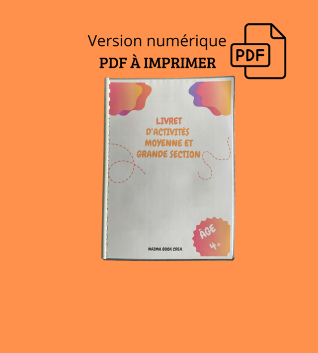 Livret moyenne et grande section PDF
