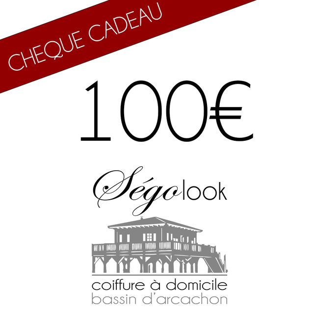 Chèque cadeau d'une valeur de 100€