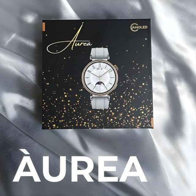 ÁUREA | TELA AMOLED | DUAS PULSEIRAS
