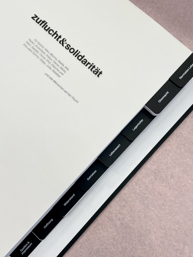 zuflucht&solidarität | Anastasia Litwinow, Robert Kwaß