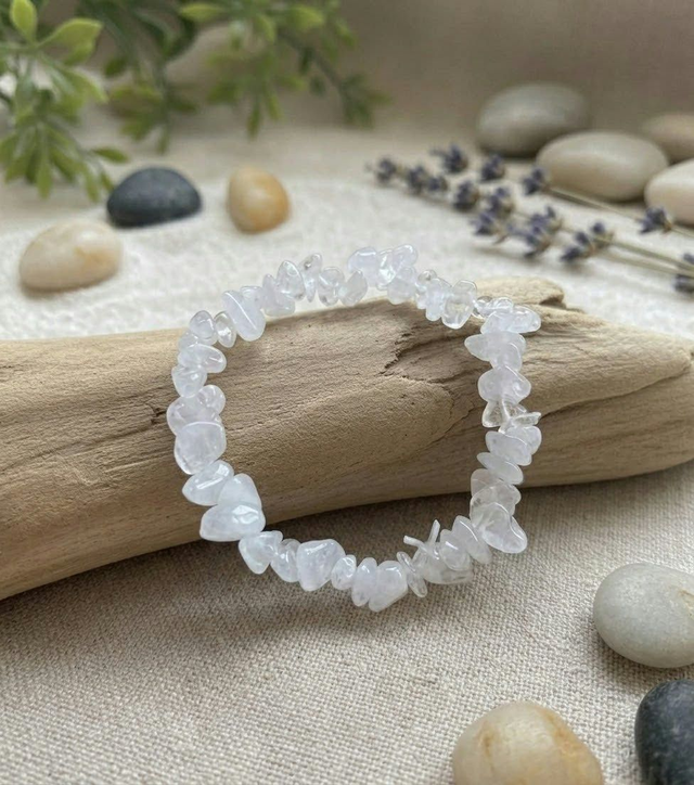 Bracelet baroque "Lumière Pure" – Cristal de roche