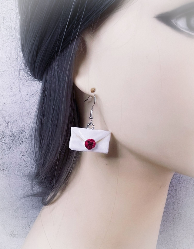 Náušnice Hogwarts dopis