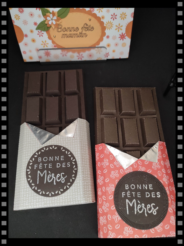 Boite imitation "Tablette de chocolat" pour offrir une tablette de chocolat