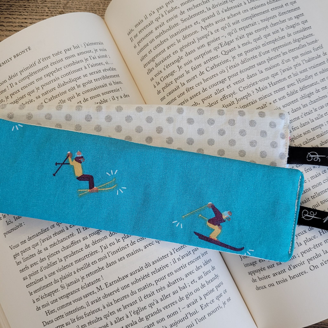 Marque-page 008 : Sports d'hiver Skieur