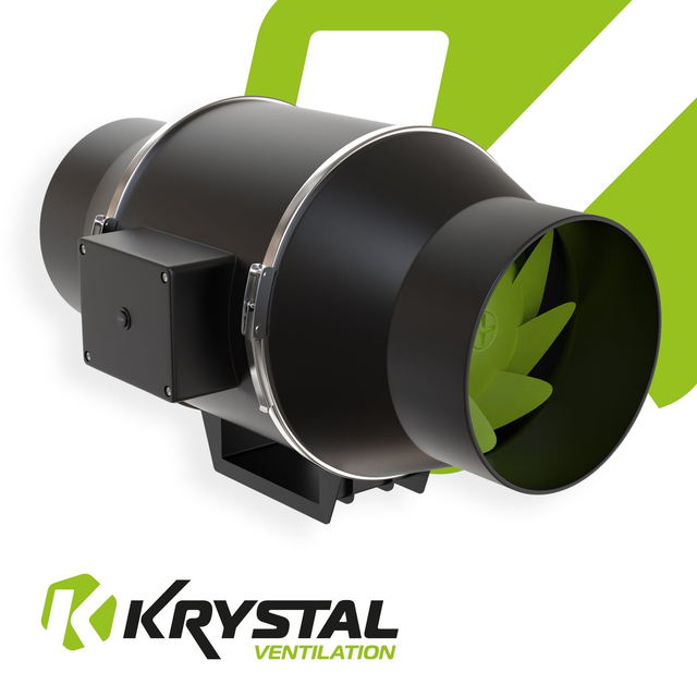 Krystal 6" Dual Speed Inline Fan