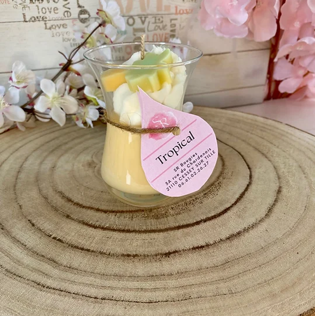 Bougie gourmande « Tropical »