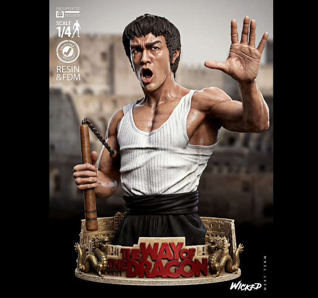 Buste LA FUREUR DU DRAGON Bruce Lee série movie