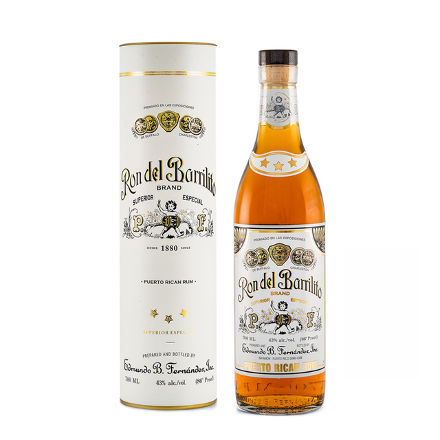 Ron del Barrilito - 3 * - RON  de PUERTO RICO - 70 cl - 43°