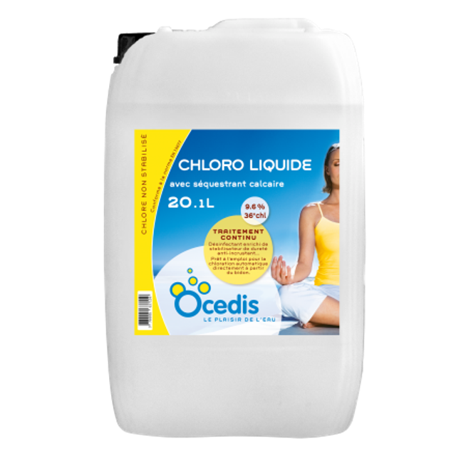 Chloro liquide 9.6% 20L