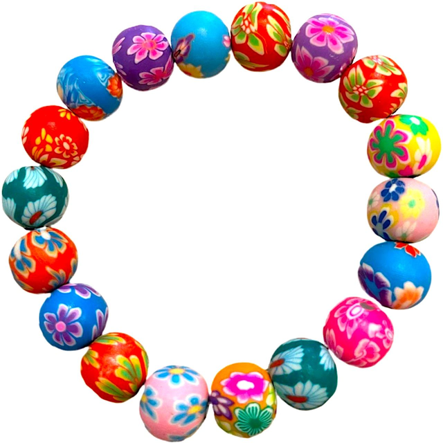 Armband vintage floral 10 mm