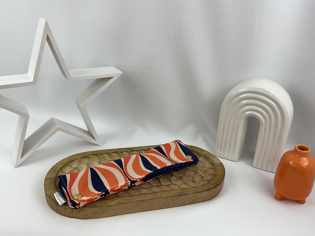 Étui brosse à dents grand – motif Wavy Orange 