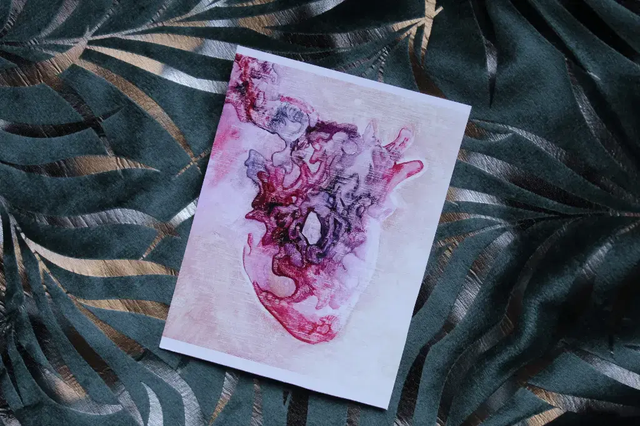 Carte Cœur organique