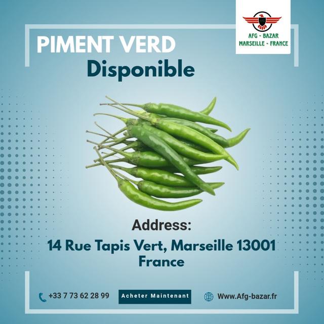 PIMENT VERD 1KG 