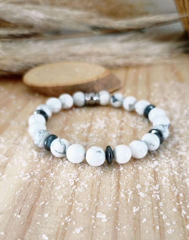 Bracelet "Sérénité" Howlite