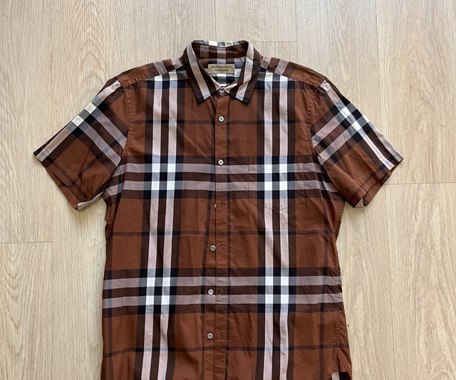 Burberry camicia maniche corte preowned 9/10