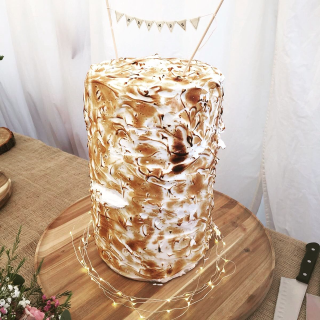 Lemon Meringue 3 tiers 10&quot; &amp; 8&quot; &amp; 6&quot;