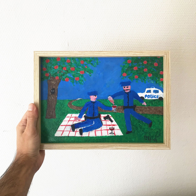  Pique-nique de flics - 21x29.7cm 