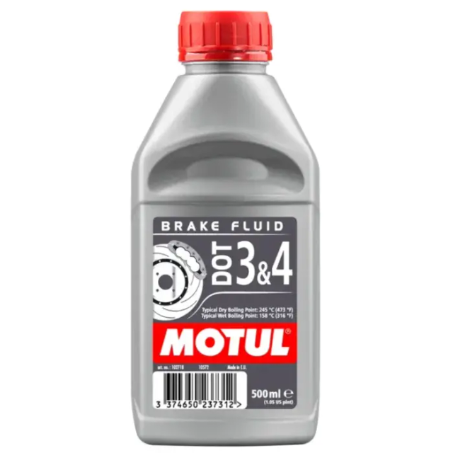 Liquide de frein DOT3&amp;4, 500ml