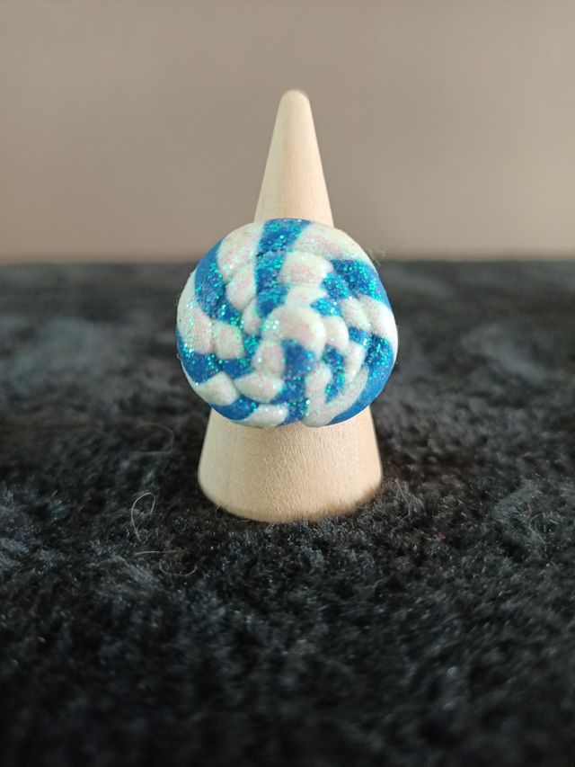 Bague Fimo  - Réglable 