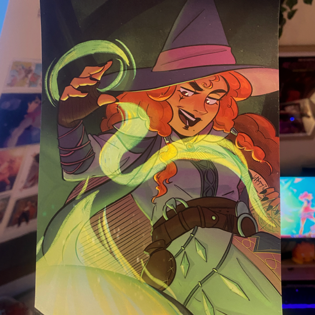 Tasha The Witch Queen A5 Print
