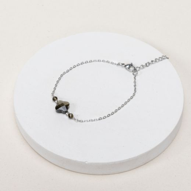 Bracelet Morgan - Obsidienne