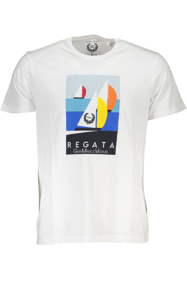 GIAN MARCO VENTURI T-SHIRT MANICHE CORTE UOMO BIANCO