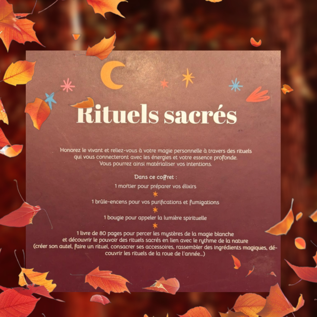 Coffret rituels sacrés