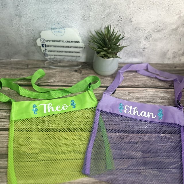 Sea shell collection bags