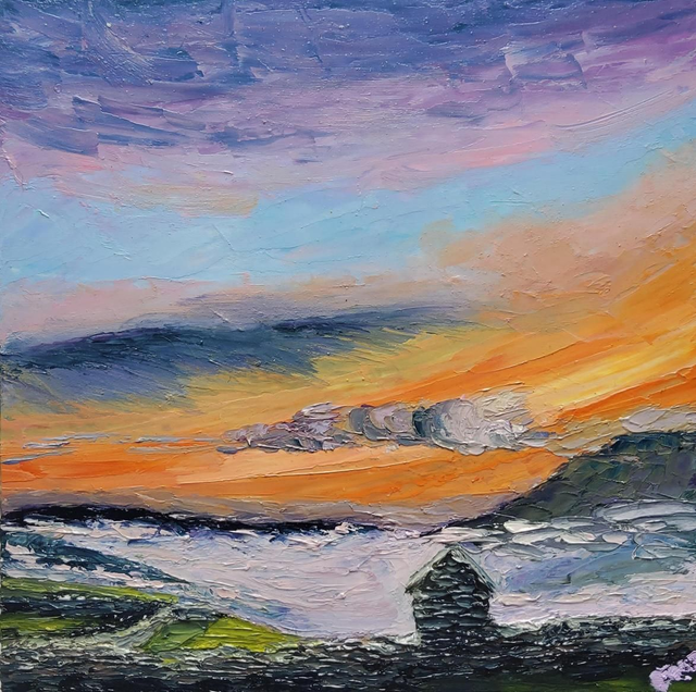 Dawn over Low Row - Swaledale 