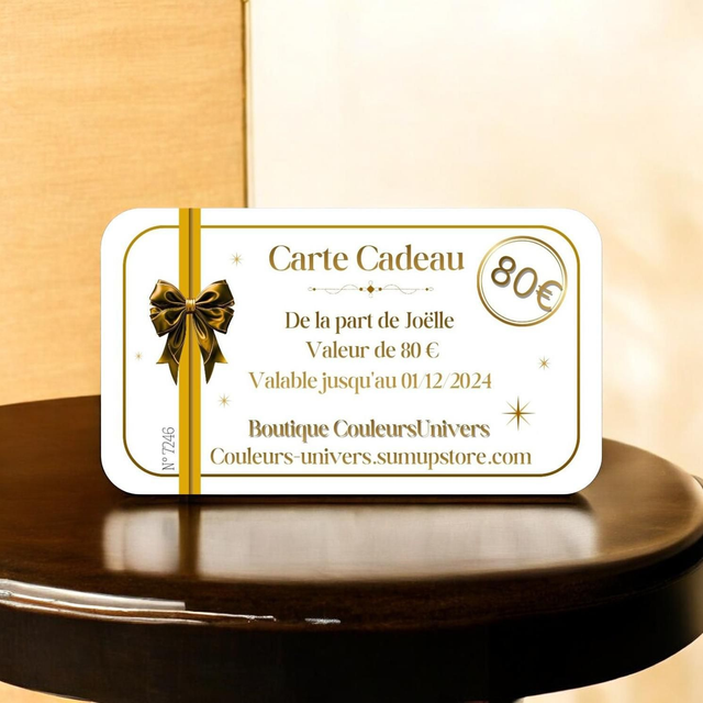 A offrir pour faire plaisir ! Carte Cadeau